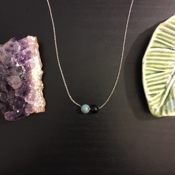 Urban Outfitters Jewelry - Urban Outfitters Onyx and Turquoise Necklace